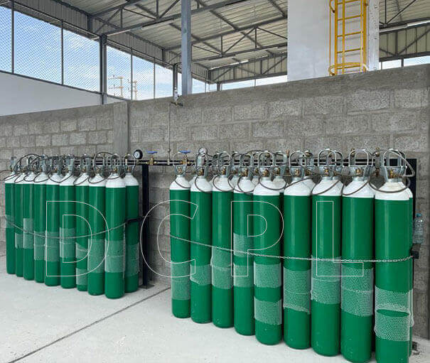 Oxygen shop filling station